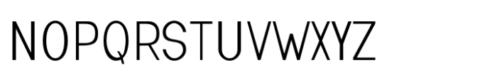 Kazia Thin Condensed Font UPPERCASE