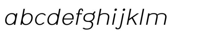 Kazia Thin Oblique FONT