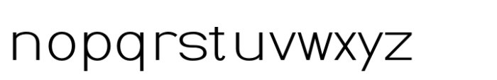 Kazia Thin Font LOWERCASE