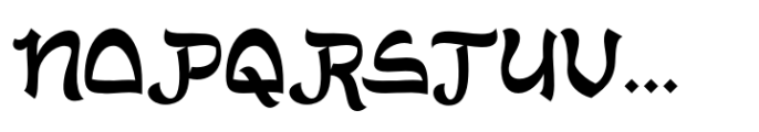Kazimah Font UPPERCASE