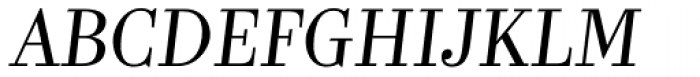 Kazimir Light Italic Font UPPERCASE