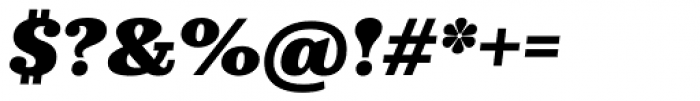 Kazimir Text Black Italic Font OTHER CHARS