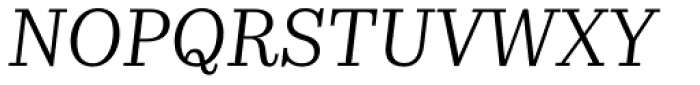 Kazimir Text Book Italic Font UPPERCASE