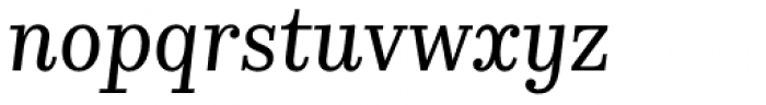 Kazimir Text Italic Font LOWERCASE