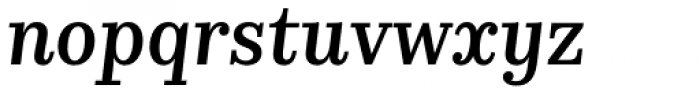Kazimir Text Medium Italic Font LOWERCASE