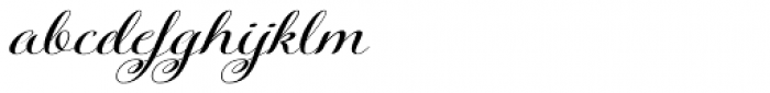 Kazincbarcika Script Font LOWERCASE