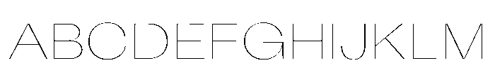 KAttilaPreview 10Hairline Instance Font UPPERCASE