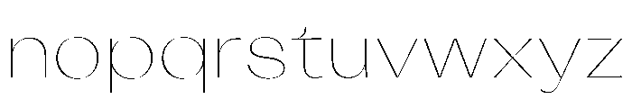 KAttilaPreview 10Hairline Instance Font LOWERCASE