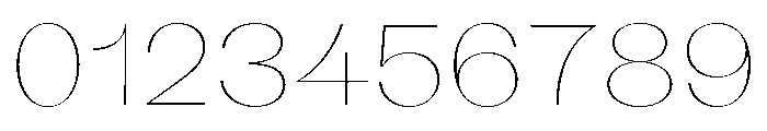KAttilaPreview 10Hairline Font OTHER CHARS