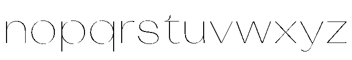 KAttilaPreview 10Hairline Font LOWERCASE