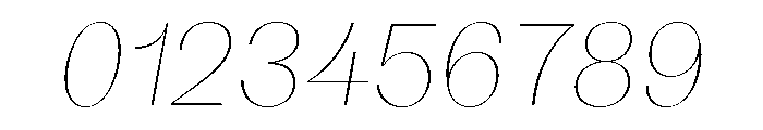 KAttilaPreview 15HairlineItalic Font OTHER CHARS
