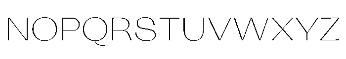 KAttilaPreview 20Thin Instance Font UPPERCASE