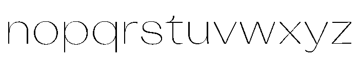 KAttilaPreview 20Thin Instance Font LOWERCASE