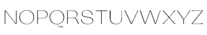 KAttilaPreview 20Thin Font UPPERCASE