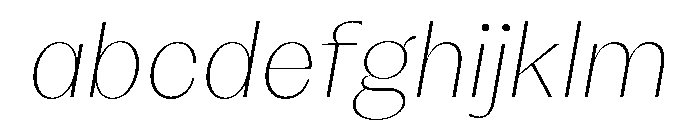 KAttilaPreview 25ThinItalic FONT