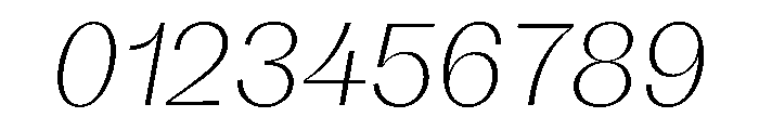 KAttilaPreview 35ExtralightItalic Font OTHER CHARS