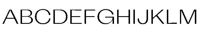 KAttilaPreview 40Light Instance Font UPPERCASE