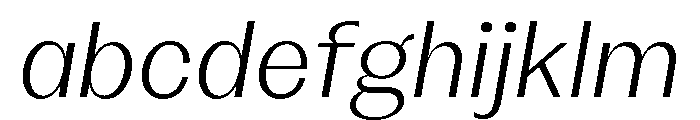 KAttilaPreview 45LightItalic FONT