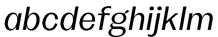 KAttilaPreview 55RegularItalic FONT