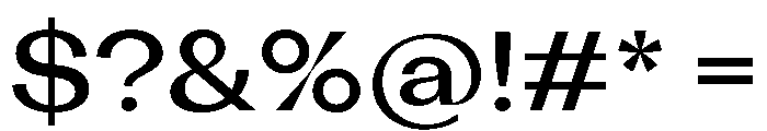 KAttilaPreview 60Medium Instance Font OTHER CHARS