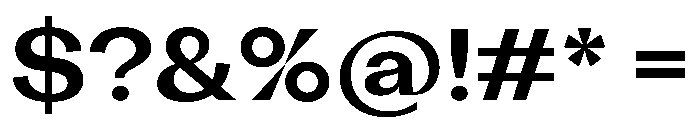 KAttilaPreview 70Semibold Instance Font OTHER CHARS