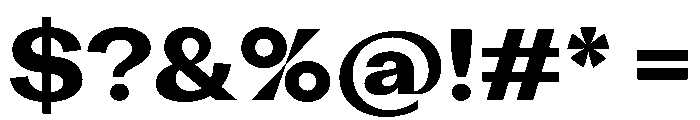 KAttilaPreview 80Bold Instance Font OTHER CHARS