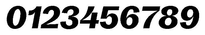 KAttilaPreview 85BoldItalic Font OTHER CHARS