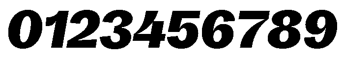 KAttilaPreview 95BlackItalic Font OTHER CHARS