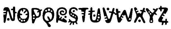 Kablammo Bloop Instance Font LOWERCASE