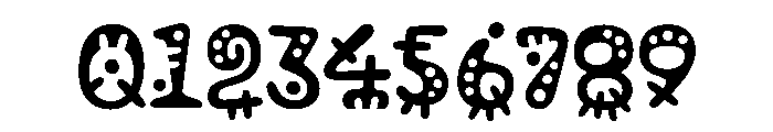 Kablammo Eek Instance Font OTHER CHARS