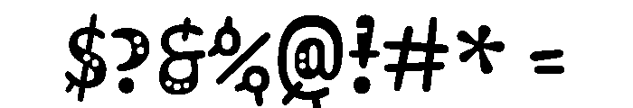 Kablammo Splat Instance Font OTHER CHARS