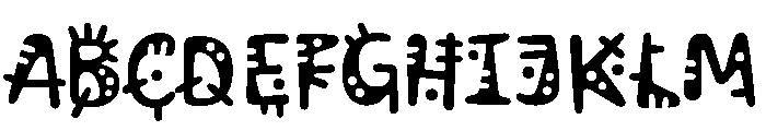 Kablammo Splat Instance Font UPPERCASE
