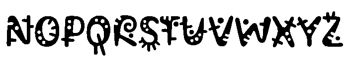 Kablammo Splat Instance Font UPPERCASE