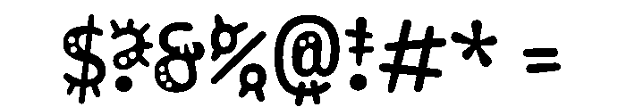 Kablammo Zoink Instance Font OTHER CHARS