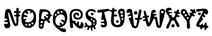 Kablammo Zoink Instance Font LOWERCASE
