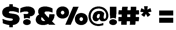 Kaio Black Font OTHER CHARS