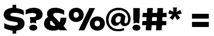 Kaio Bold Font OTHER CHARS