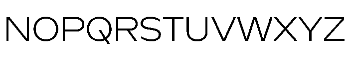 Kaio Light Font UPPERCASE