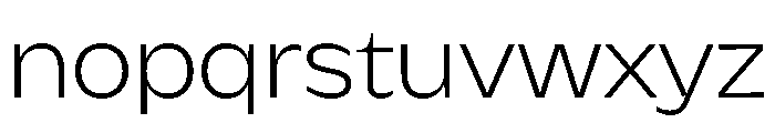 Kaio Light Font LOWERCASE
