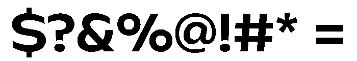 Kaio Medium Font OTHER CHARS