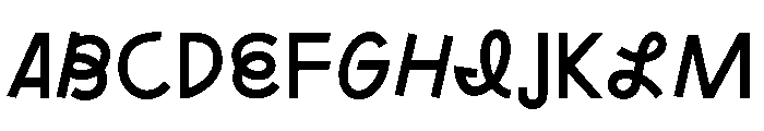 Kalakala Regular Font UPPERCASE