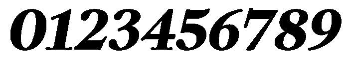 Kalice BlackItalic Font OTHER CHARS