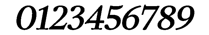 Kalice BoldItalic Font OTHER CHARS