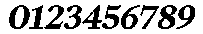 Kalice ExtraBoldItalic Font OTHER CHARS