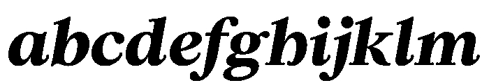 Kalice ExtraBoldItalic FONT
