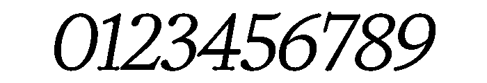 Kalice Italic Font OTHER CHARS