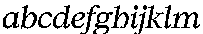 Kalice MediumItalic FONT