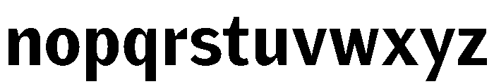 KantonGothic Bold Instance Font LOWERCASE