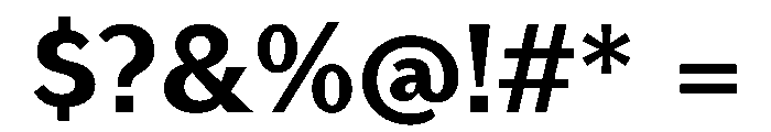 KantonGothic Bold Font OTHER CHARS
