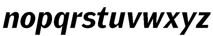 KantonGothic BoldItalic Instance Font LOWERCASE